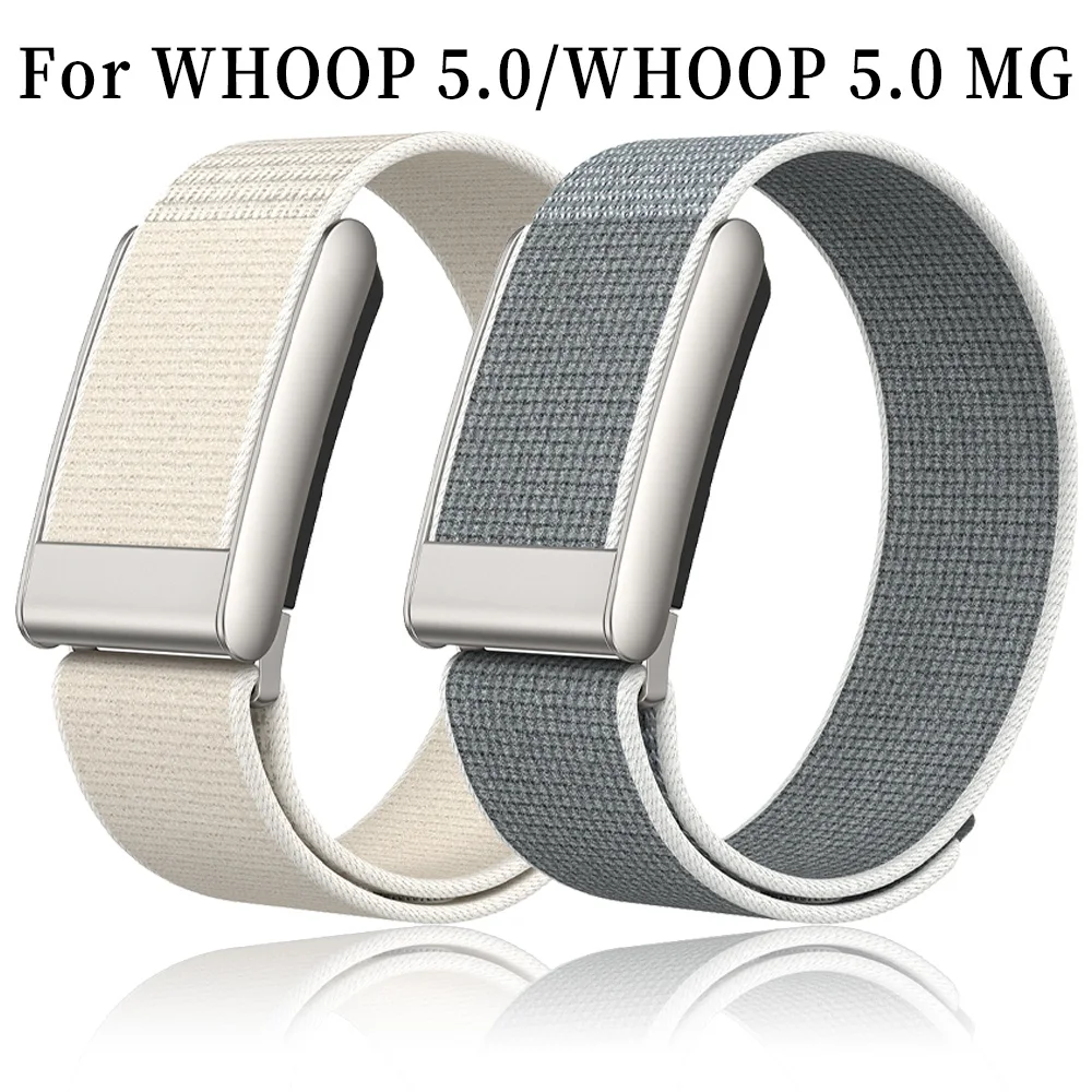 Sport-Nylonarmband für WHOOP 5.0/WHOOP 5.0 MG, atmungsaktiver Schnellverschlussgürtel, bequemes Uhrenarmband für WHOOP 5.0 Bandzubehör