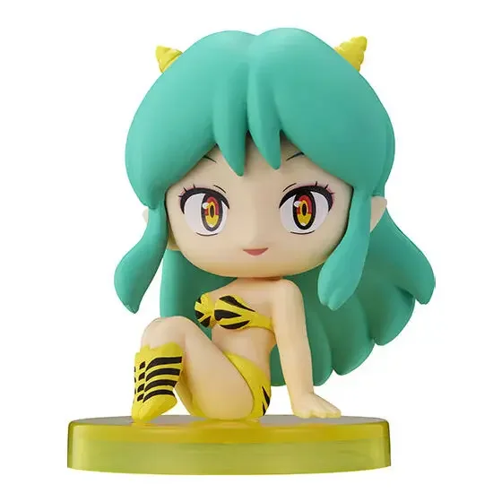 BANDAI Urusei Yatsura Action Figures Model Moroboshi Ataru Miyake Shinobu Kotatsuneko Gashapon Sitting Posture Series Toys