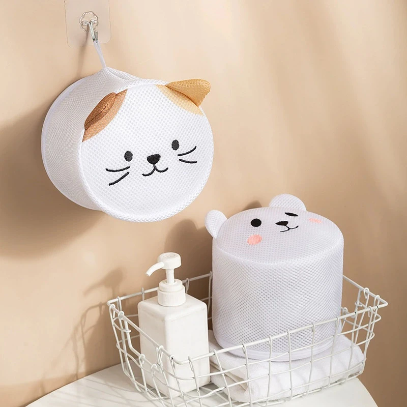 آلة غسل خاصة للاستخدام المنزلي البوليستر المضادة للتشوه الصدرية أكياس شبكية الغسيل حمالة حقيبة تنظيف الملابس الداخلية جورب الكرتون