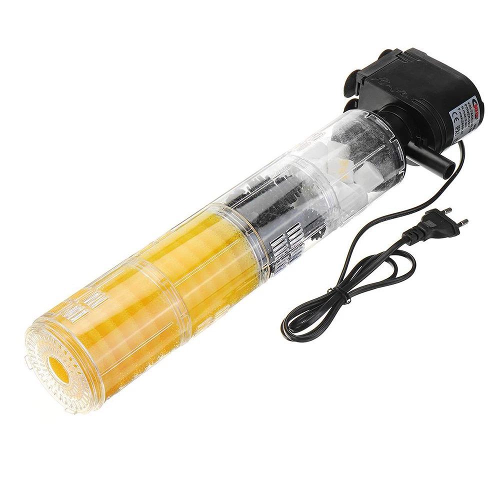 

3 in 1 Fish Tank Filter Marine Aquarium Corner Filters Submersible Pump Freshwater Oxygen Supply Low Wattage Easy Clean