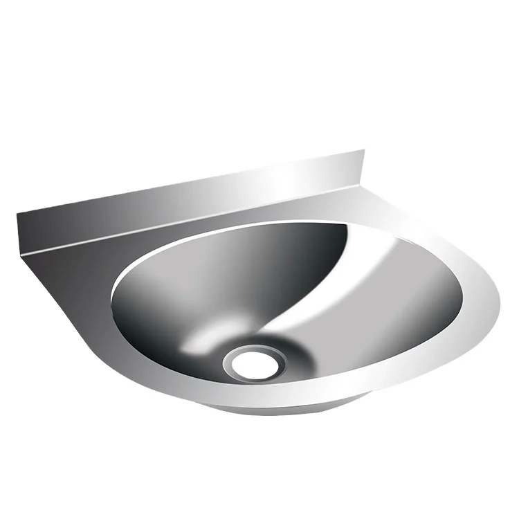 Factory Cheap Easy Clean Eco-Friendly Wall-Mounted SS 304 Modern Stainless Steel Wash Basin for Hotels Schools Hospitals