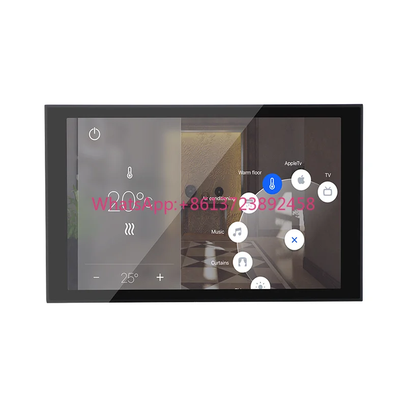 Sunworld YC-SM08M Smart Switch 8inch IPS Display Android 14 4GB+32GB PoE Powered WiFi App Control Smart Home Hotel Car