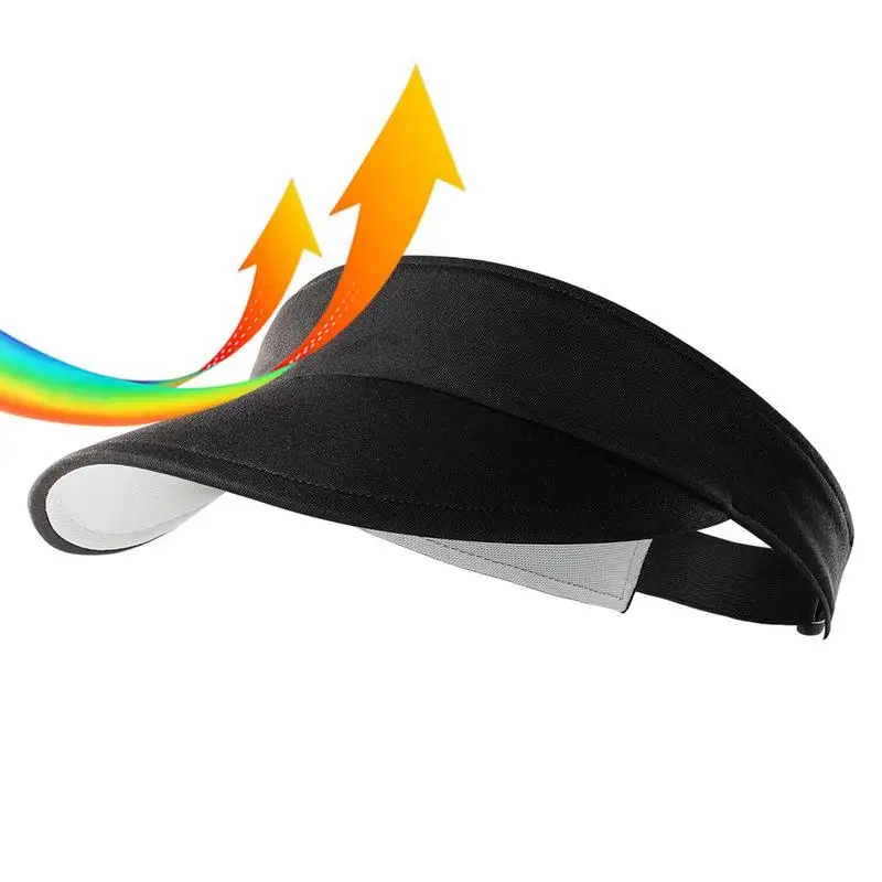 

Marathon Polyester Quick Dry Caps Moisture Wicking Women's Tennis Sun Caps Mens Golf Hats Sports Beach Face Sunshade Caps