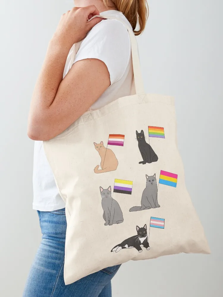 

pride cat collection Tote Bag Shopper handbag canvas tote bags tote bag woman shopper bag women canvas