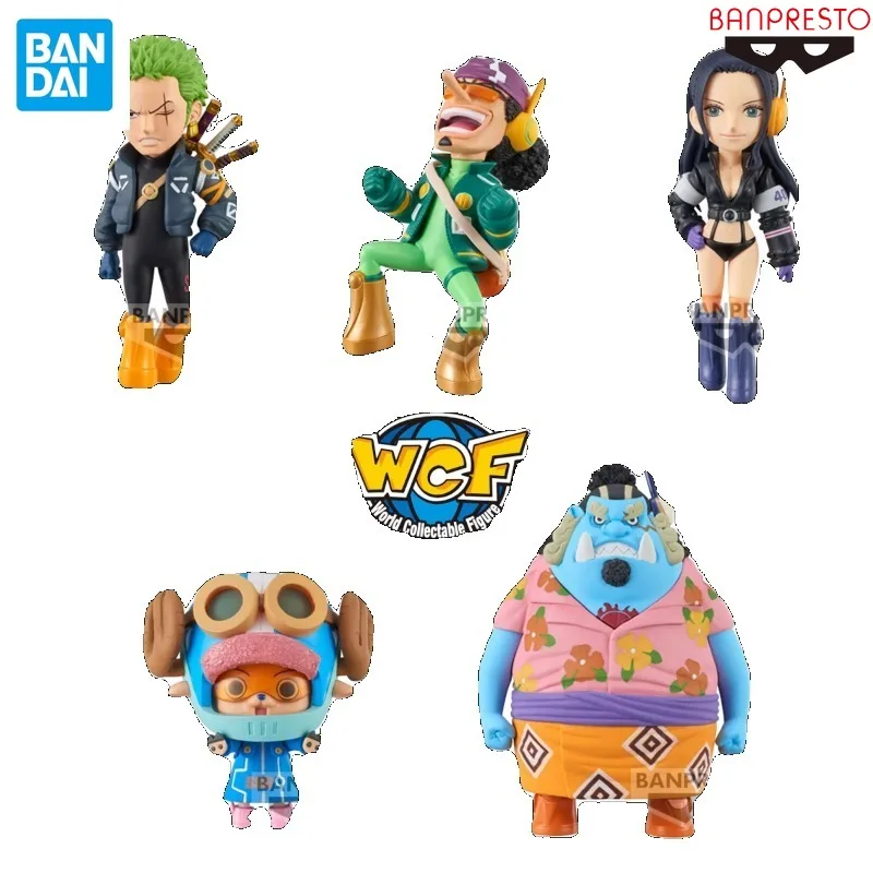 

Original BANDAI BANPRESTO One Piece WCF Egg Head Vol.2 Roronoa Zoro Usopp Nico Robin Chopper Jinbe Anime Figures Toys Gifts