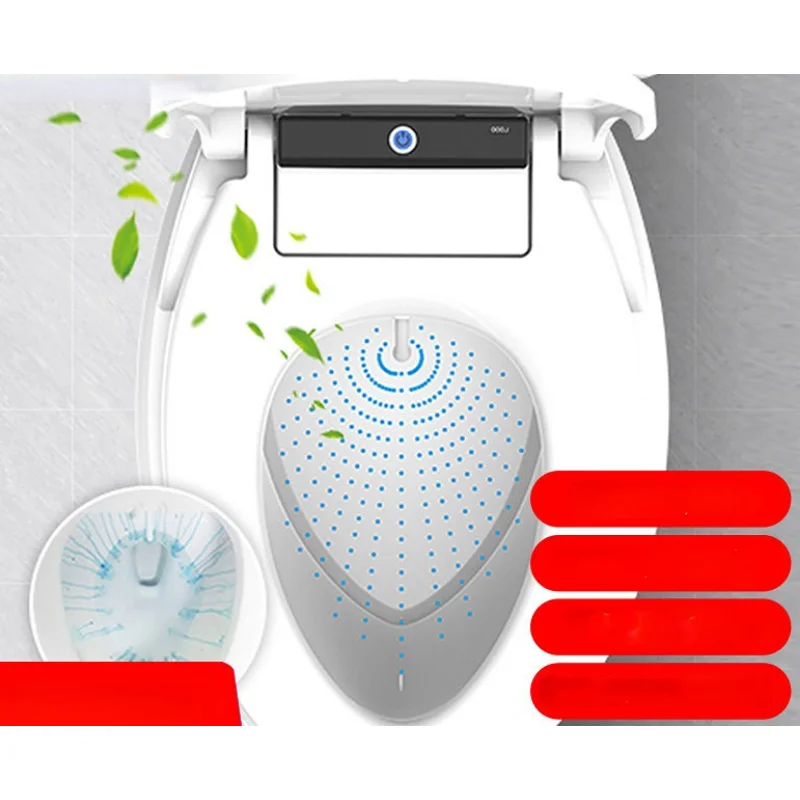 New Intelligent Aromatherapy Toilet Cover Universal Bathroom Aromatic Cleaning and Sterilization Three-in-one  Seat