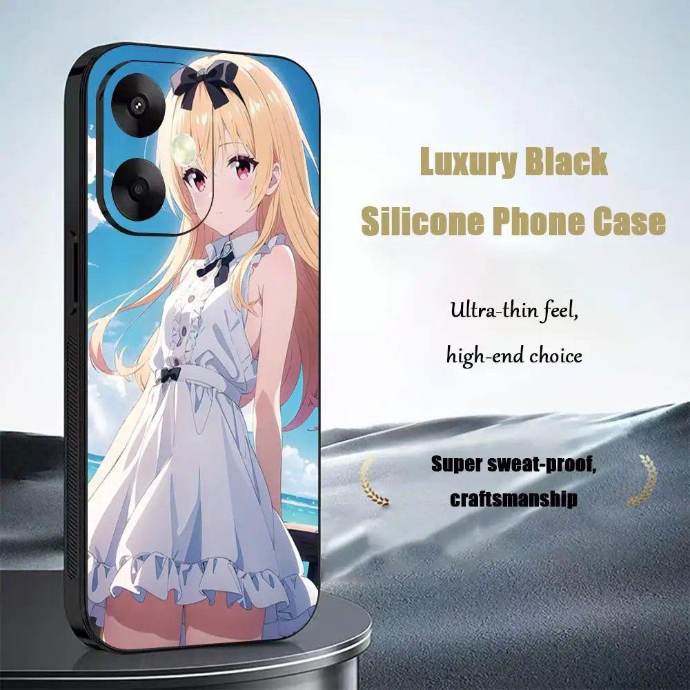 เคสโทรศัพท์ลายอนิเมะ Arifureta สำหรับ Xiaomi Redmi 14C 13C 12C Note14 13 12 11 10 Pro Plus S  แบบนิ่ม สีดำ