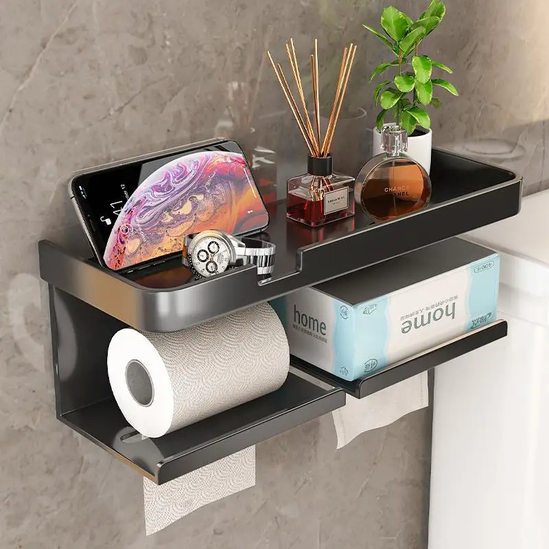 

Toilet tissue box rack, toilet paper pumping carton, no punching