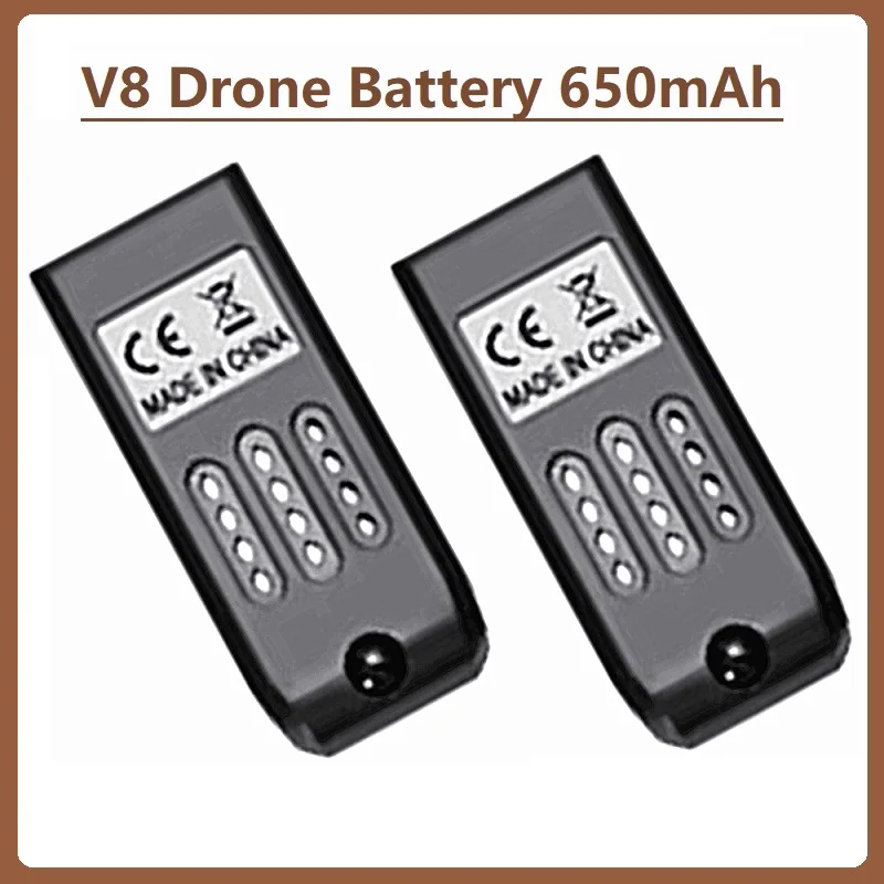 Original Battery 3.7V 650MAh For 4D-V8 Mini Battery RC Quadcopter V8 Battery Replacement Accessory Parts 4DRC V8 Drone