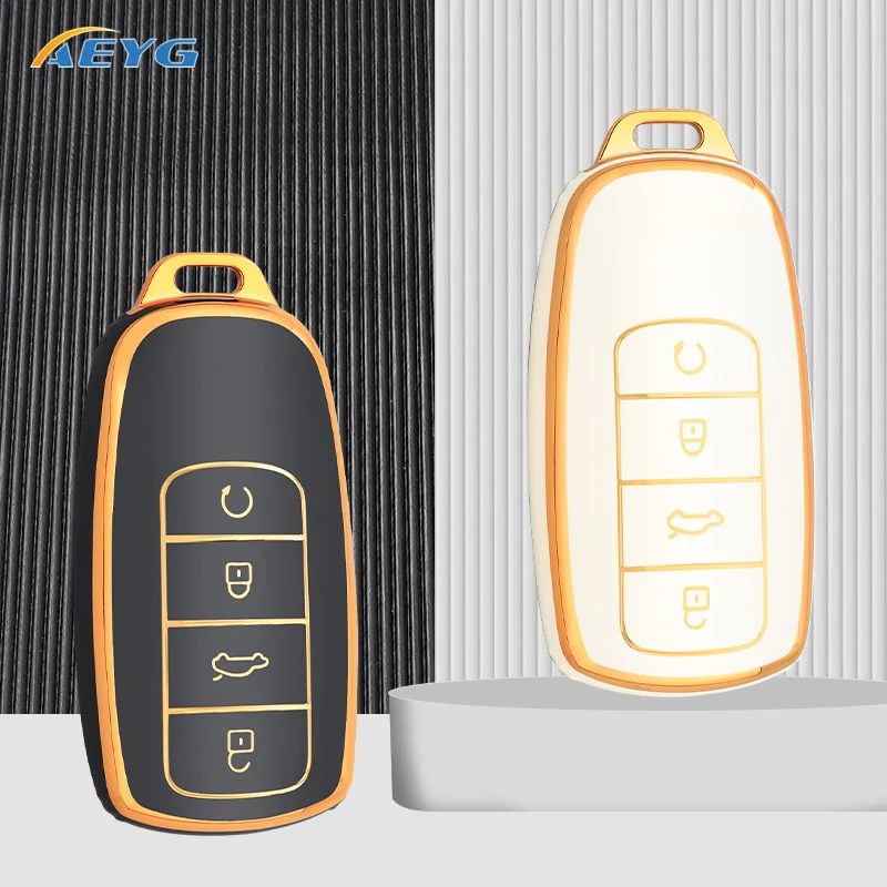 New TPU Car Remote Key Case Cover For Chery Tiggo 8 Pro Tiggo 8plus New 5 Plus 7pro Max Omoda 5 C5 Modod Protector Accessories