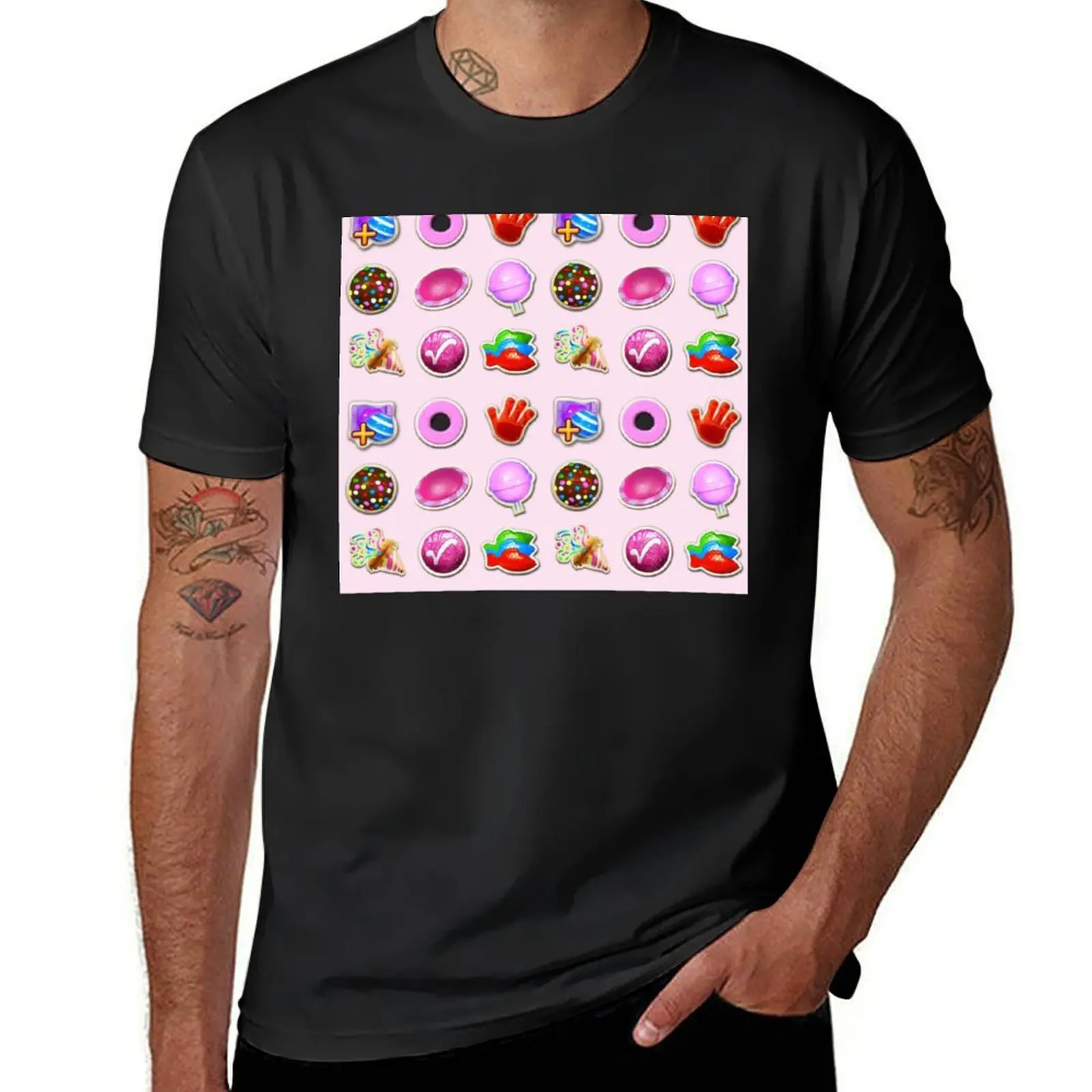 Booster Stash Candy Crush T-Shirt quick-drying customs summer clothes quick drying men clothing