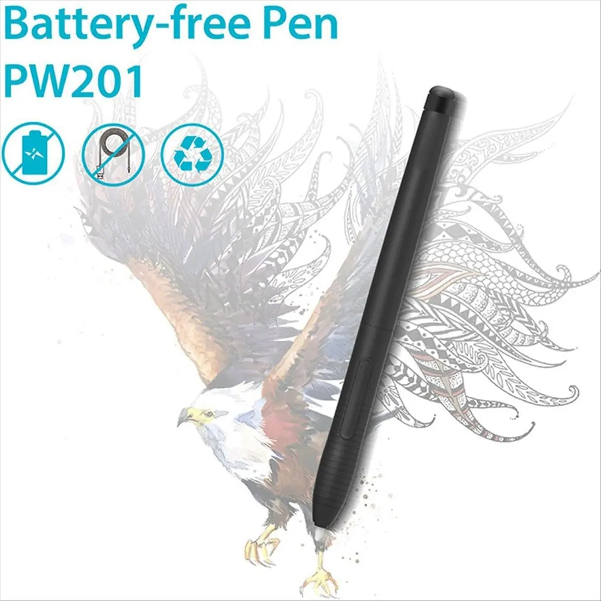 

【LEISURE】Stylus Pen for Huion HST640 H610PRO V2 HC16 HS64 HS610 H320M Drawing Board 4096 Pressure 5080LPI Resolution