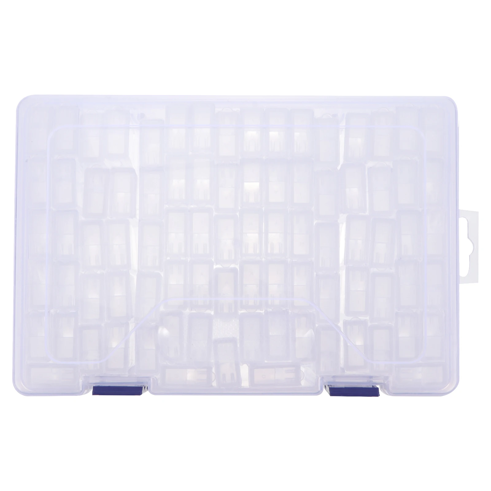 

84 Compartments Jewelry Storage Box Transparent Sequins Container Nail Supplies Organizer Diamond Glitter Powder Boxes