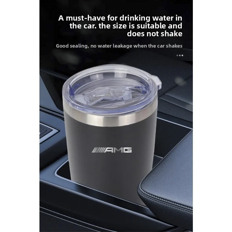 

Water Bottle Thermal Coffee Car Cup for Camping Hiking Picnic 20oz For Mercedes Benz W201 A Class GLA W176 CLK W209 W202 W220