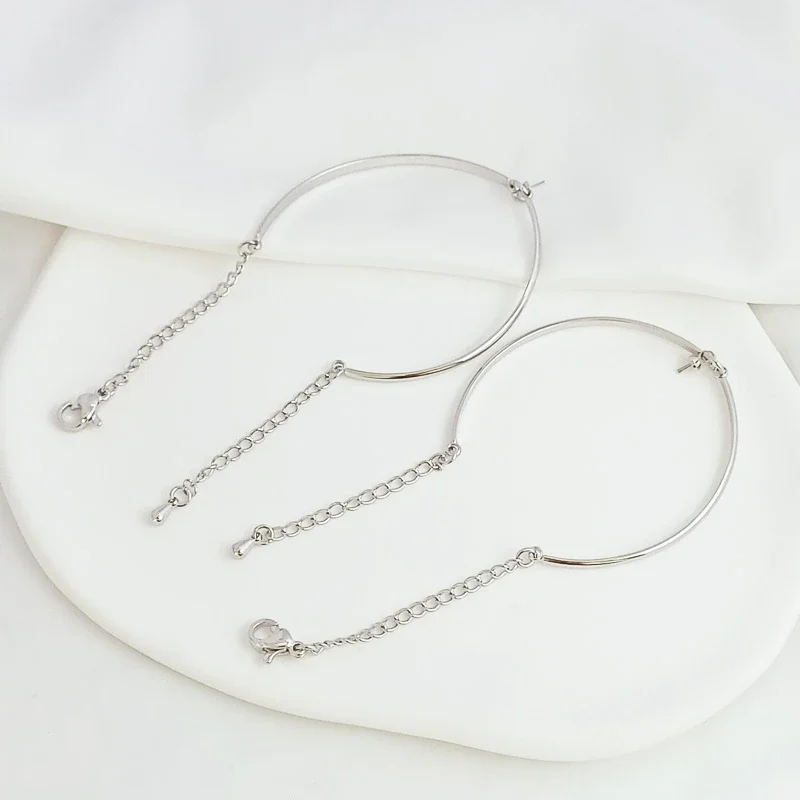 1 Piece White K Copper Wrapped Gold Bracelet with Cover Hanger Adjustable with Tail Chain Jewelry Bracelet Jewelry Accessories