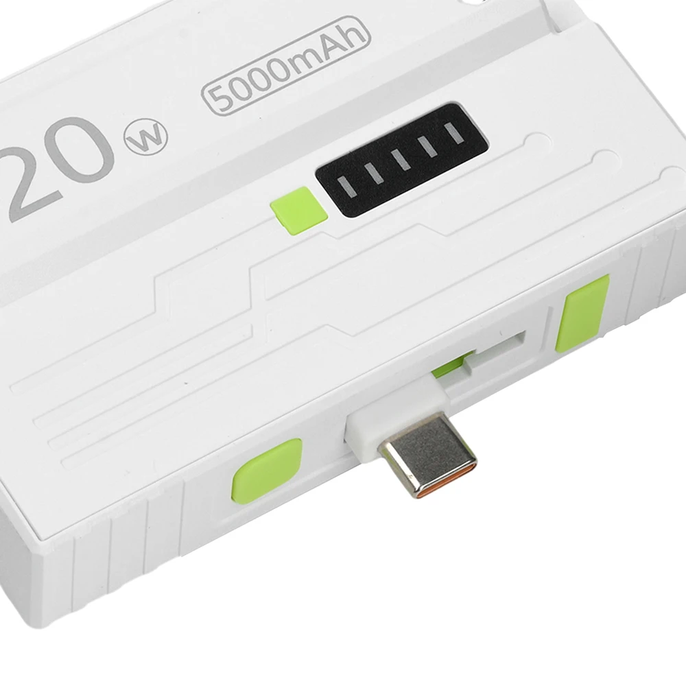 1 section 21700 battery box DIY kit with ejector plug Mobile power shell 20W fast charging Dual mode support small current