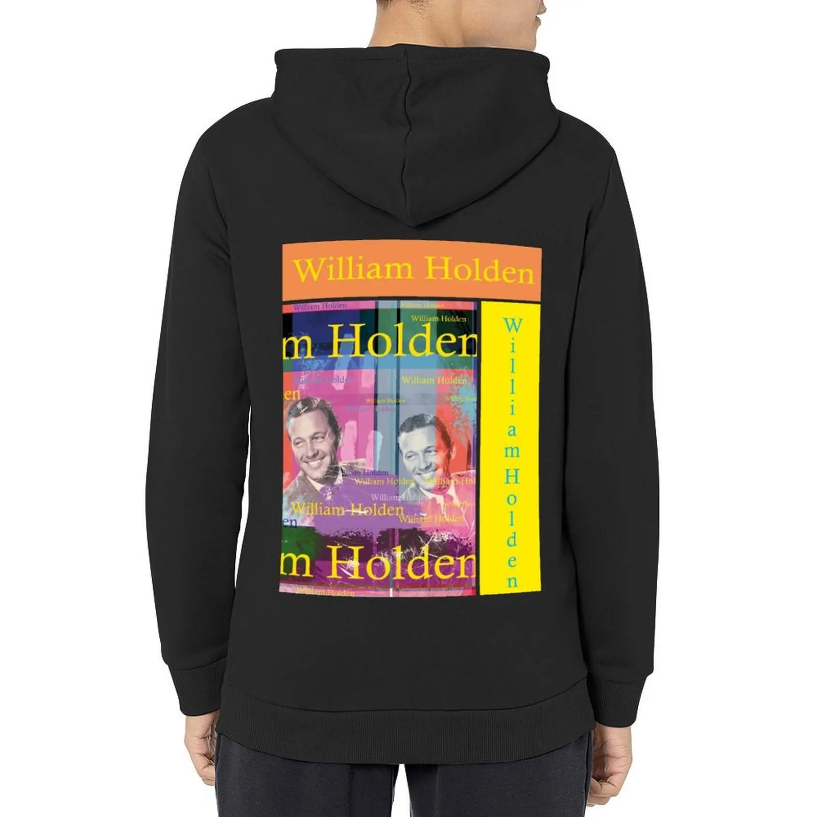 

aesthetic portrait, American actor William Holden Hoodie aesthetic clothing autumn men's sweat-shirt hoodie oversize