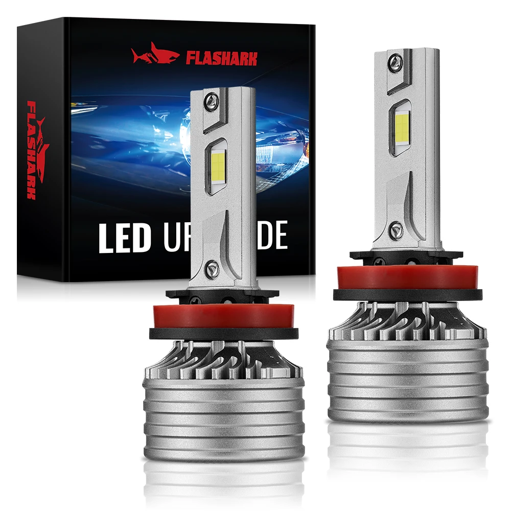 

L2 H4/9003/HB2 LED Headlight Bulbs, 100W 6000K 24000LM White IP68 LED Headlight Bulbs 2Pcs