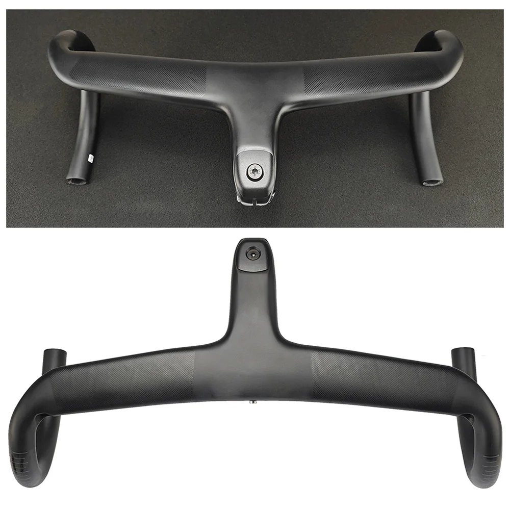 T1000 Carbon Integrated Cockpit Di2 Handlebars for Road Bicycle, Full Internal Cable Routing, SL7, SL8