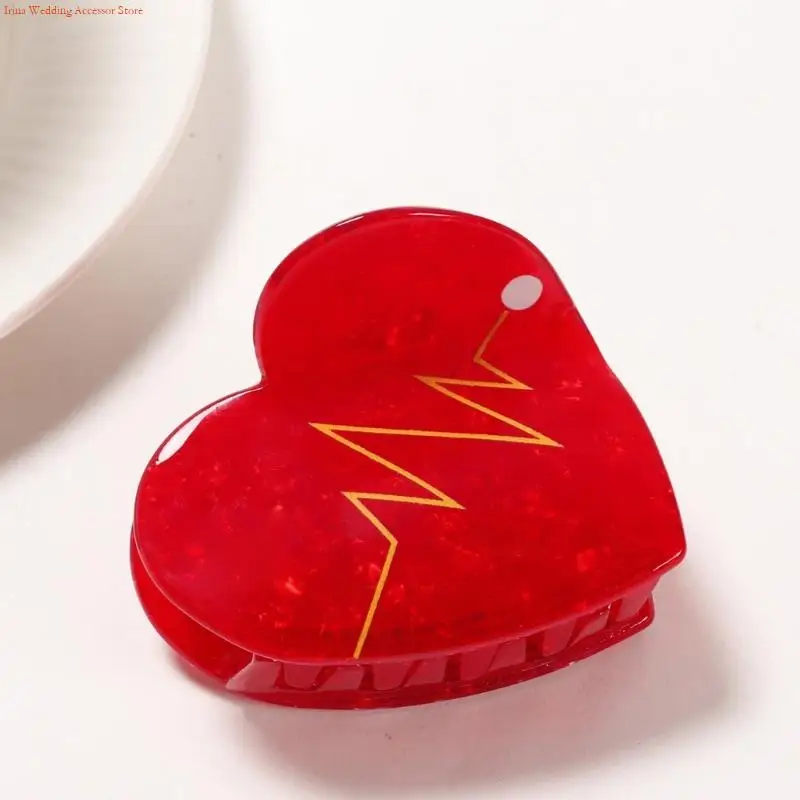 G92D Trendy PVC Hair Clip With Cartoon Character Strong Hold Hairpin For Long Hair
