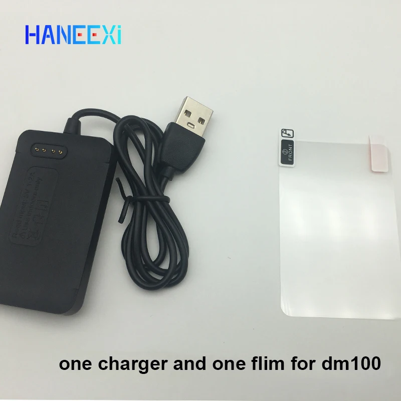 dm100 smart watch charging dock SIM metal cover part charger cable for LEMT smartwatch charging Cable with a free protector film