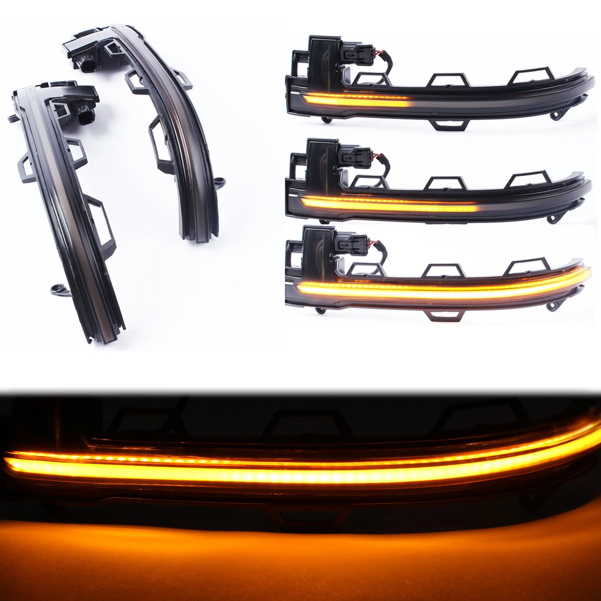 

For BMW X3 X4 X5 X6 X7 G01 G02 G05 G06 G07 Dynamic Sequential Led Wing Door Mirrors Turn Signal Light Indicator Repeater Lamp