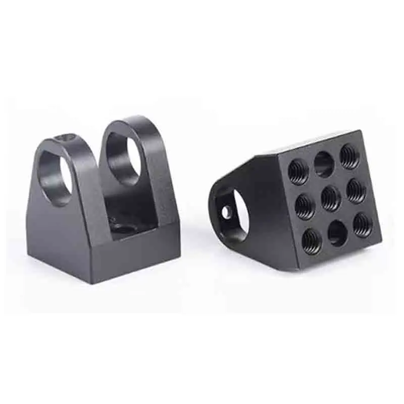 Factory Customized Module Accessories Cnc Machining 7075 Aluminum Alloy Guide Rail Connectors Support Seats