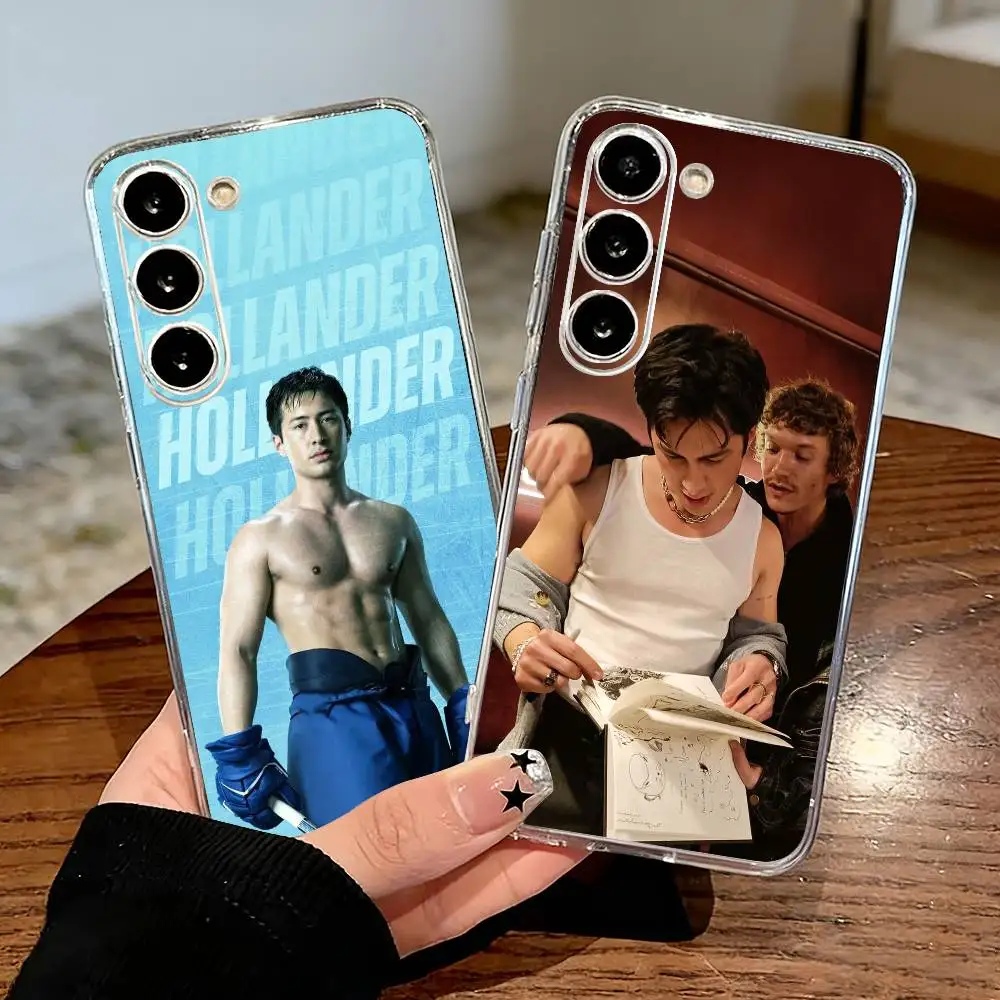 

H-Hudson W-Williams S-Shane Hollander Phone Case For Samsung S25,S24,S21,S22,S23,S30,Ultra,S20,Plus,Fe,Lite Transparent Cover