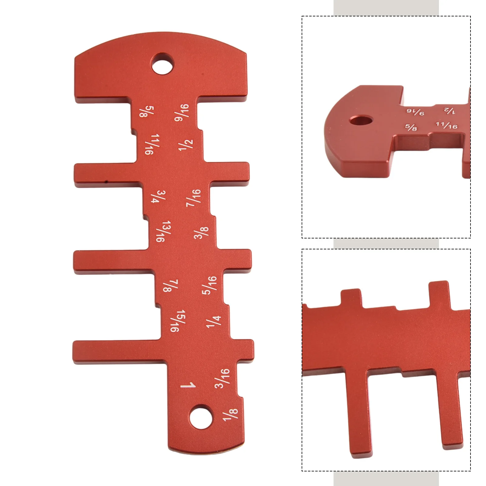 Easy Read Woodworking Gauge Tool Carpentry Step Depth Gauge Woodworking Height Gauge Imperial Measurement System