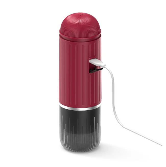 Portátil mini máquina de café expresso cápsula máquina de café viagem compatível cápsula e café moído carga usb