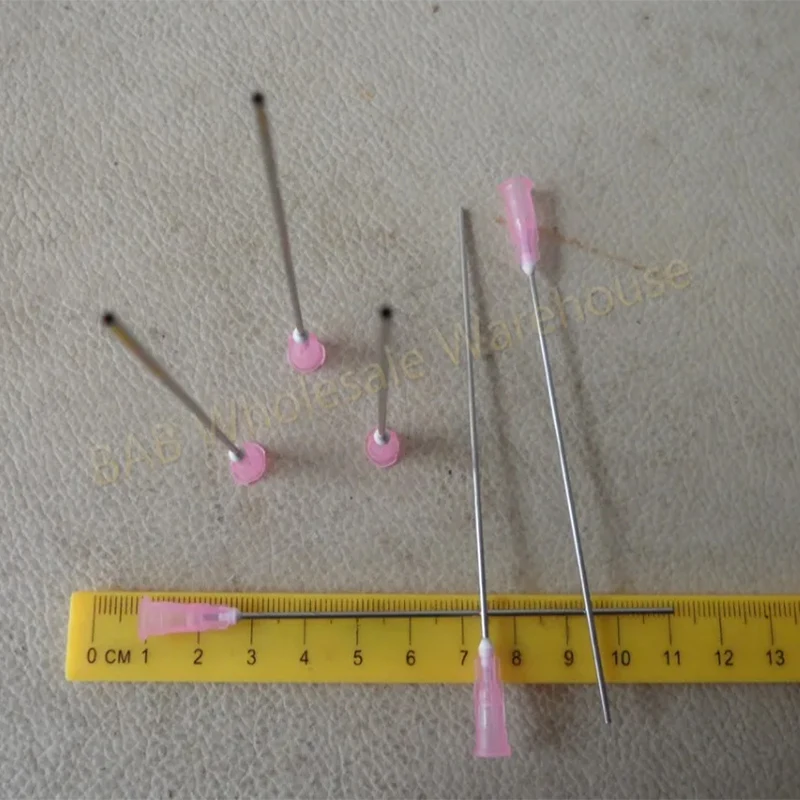 15pcs Extra Long Blunt Tip Flat Head Paste Adhesive Glue Liquid Dispensing Needle Syringe Tip+1 pcs hand drill