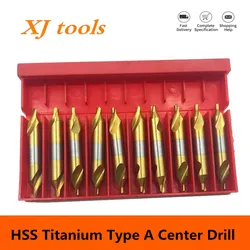 10 stücke Zentrum Bohrer Anfasen Positionierung EINE type172 60 Ddegree Beschichtung Titan Senker Metallbearbeitung CNC Mechanische Drehmaschine