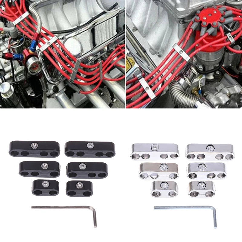 

Универсальный разветвитель проводов свечей зажигания 7 мм 8 мм, свечи зажигания, разделители проводов, разделители, ткацкие станки для Chevy, Ford, Mopar