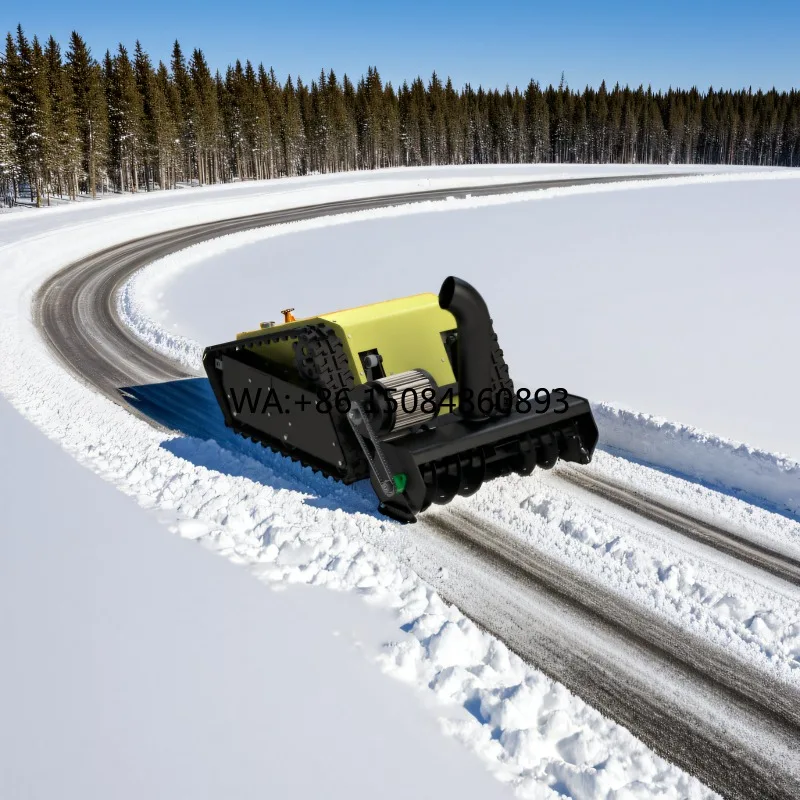 Gardeninggardening ToolsGardeningRemote Control Snowplow Multi-Purpose Electric Snow Blower Robot Snow Blower Rubber Track Snowp