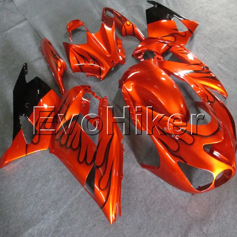 injection Fairings kit for ZX-14R 2006 2007 2008 2009 2010 2011 orange ZX14R 06 07 08 09 10 11 Full fairing kits