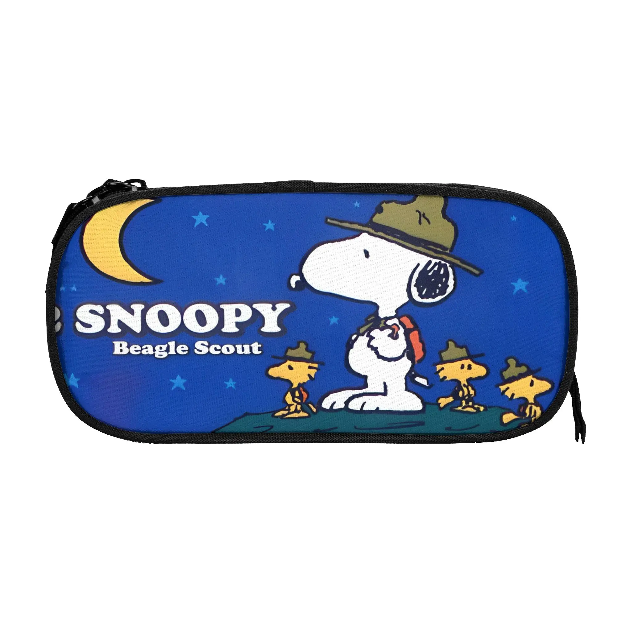 

Snoopys cartoon dog Accessories Pen Box Large Capacity Office Supplies Pencil Case Stationery Gift