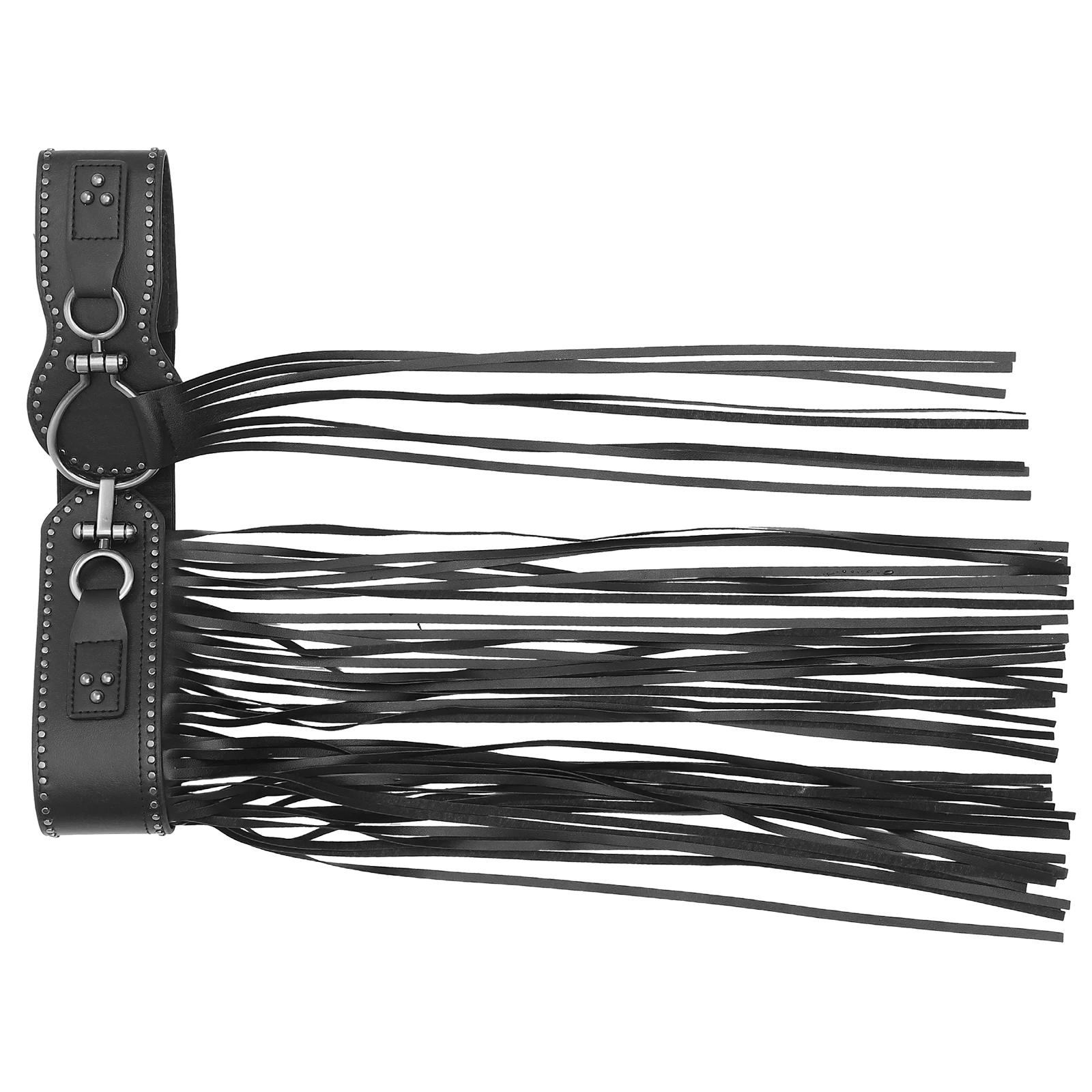 

1pc Punk Style Belt Skirt Tassel Fringe Women Vintage Costume Dating Punk Skirt With Tassel Parties Cosplay Bar Masquerade Gift