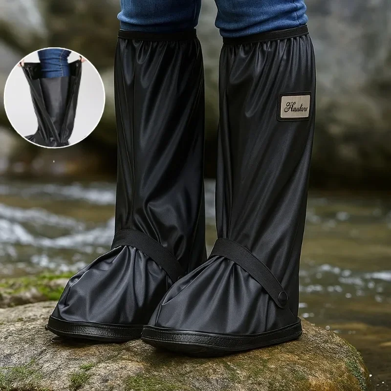 

Waterproof Reflective Snow Boots Non Slip Cycling Shoe Covers Reusable Rainproof Winter Footwear Protectors