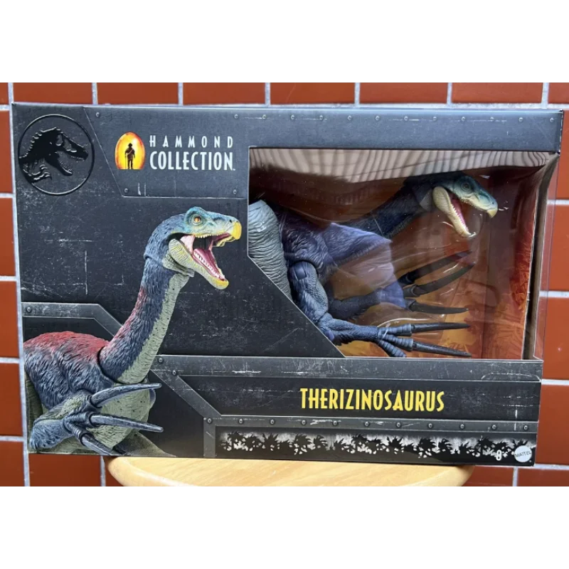 In Stock Jurassic World Hammond Collection Series Therizinosaurus Figure Model Souvenirs Movable Dinosaur Collection Gifts view 3