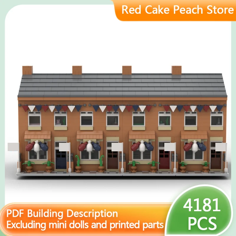 

Конструктор City Street View Model MOC, модульный, из строительных блоков, в стиле Platinum Jubilee, для детей, подарок на праздник, игрушка для сборки