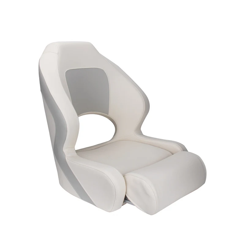 Boat Seats Waterproof and Sunscreen Soft Bag Yacht Driving Boat Chair Comfortable White Beige Black