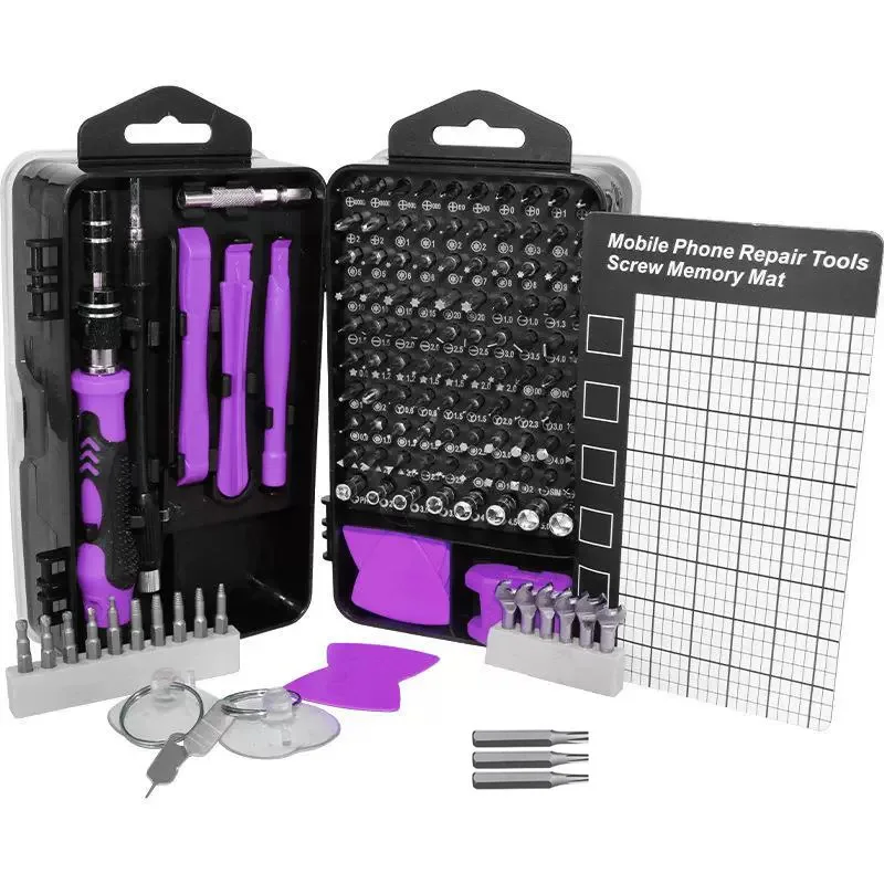 

117 in 1 Multifunctional Professional Maintenance Tool with CRV Steel Drill Bit Precision Screwdriver Set