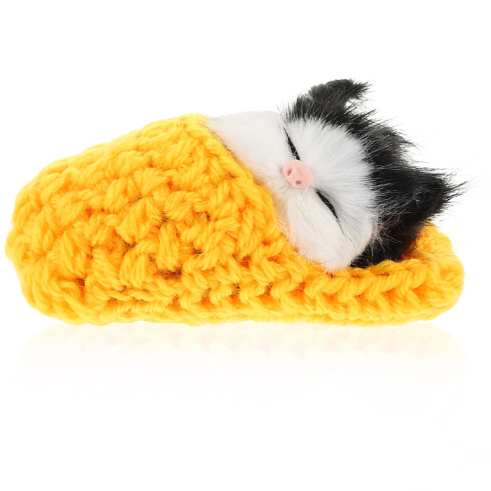 

Simulated Cat Slippers Soft Toys Kittens Kids Sleeping Ornament Mini Kitten Shoe Toy Meows Sounds Decor Hand Teaching Tools