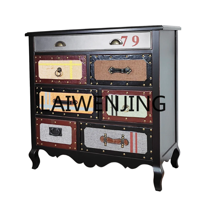 

RWJ Wine Cabinet Sideboard Art Side Decoration Living Room Entrance Cabinet Console Tables