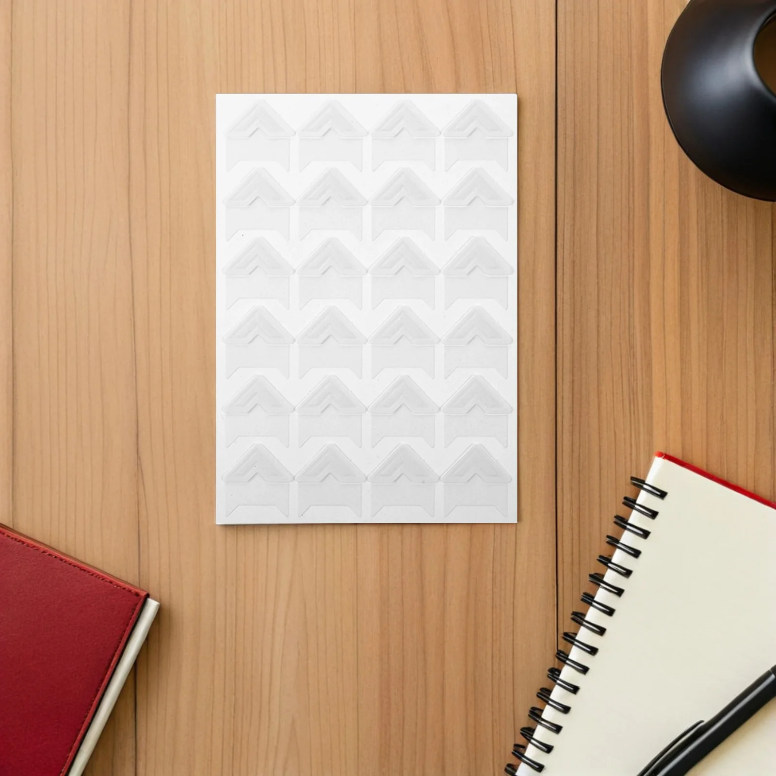 192 قطعة زوايا صور كلاسيكية عتيقة ذاتية اللصق ملصقات سجل القصاصات لألبوم رحلة مجلة كتاب الذاكرة علامات التبويب إطار الصورة #5