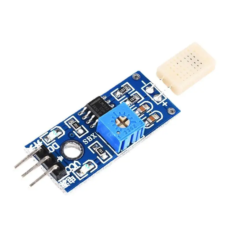 HR202 Humidity Detection Sensor DC 3.3V-5V LM393 Chip (3 wire system) Testing Module Humidity Detection For Arduino Diy Kit