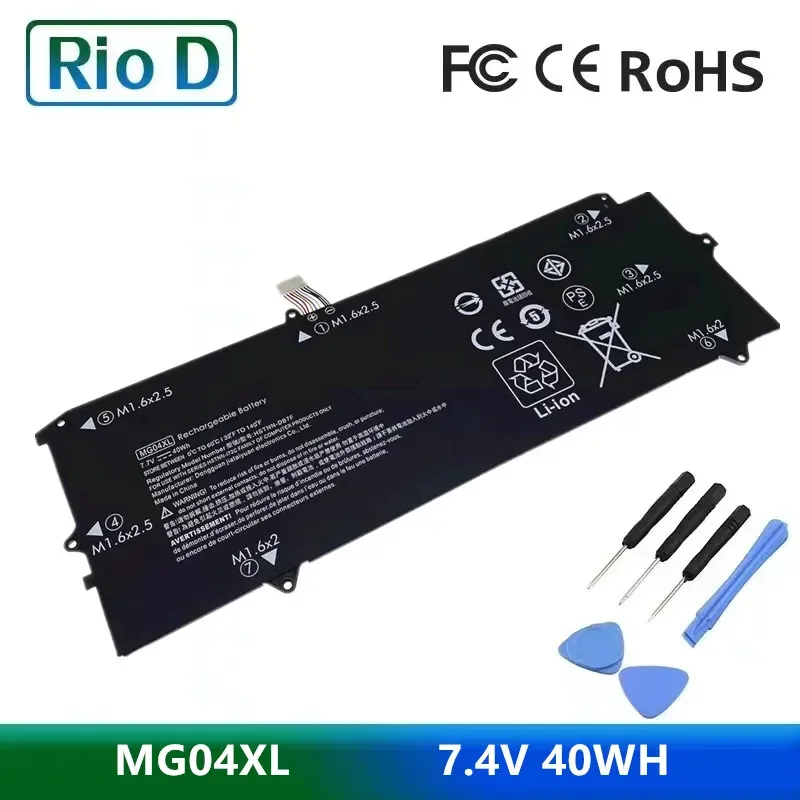 

MG04XL MG04 7,4 В 40 Втч Аккумулятор для ноутбука HP Elite X2 1012 G1 MG04 812060-2B1 812060-2C1 812205-001 HSTNN-DB7F