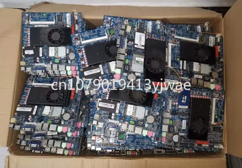 Промышленный POS-терминал ITX-1037T-2C 2u2c 1037u для управления торговлей и рекламы, ультратонкий 17*17, в наличии