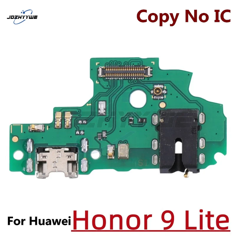 Original Charging Port Connector Board Parts Flex Cable With Microphone Mic For Huawei Honor 9 9i 9X Pro 9A 10 Lite Fast Charger