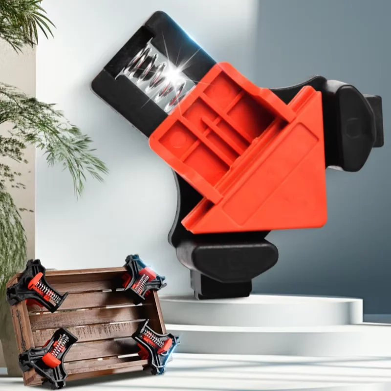 LUSQI 4PC Woodworking Clamps Non-slip Jaws Mounting Model Making Small Welding High Load Capacity No Deformation
